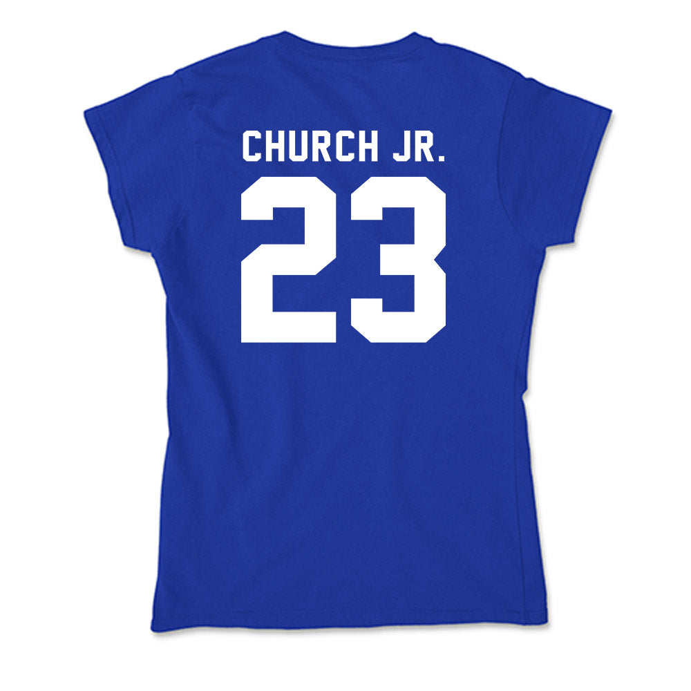 Delaware - NCAA Football : Shawn Church Jr. - Soft Style Women’s T-Shirt-1
