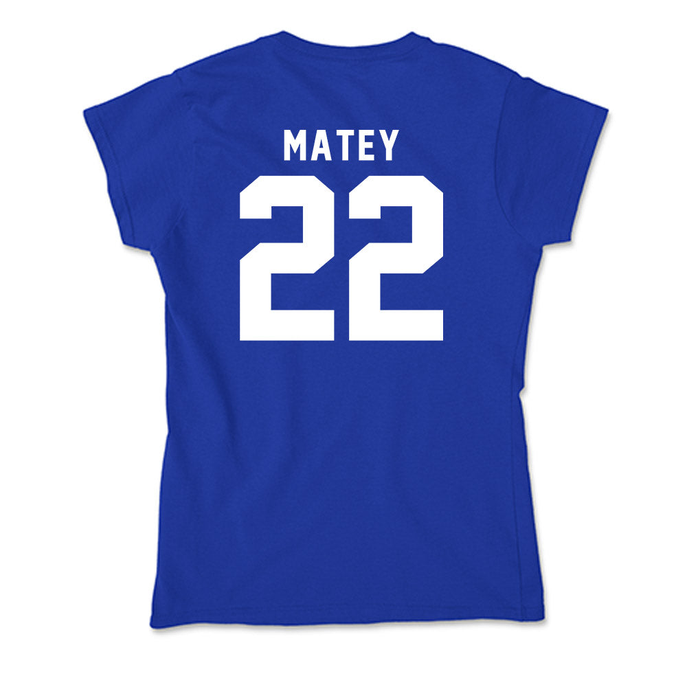 Delaware - NCAA Women's Lacrosse : Mary Matey - Soft Style Women’s T-Shirt-1