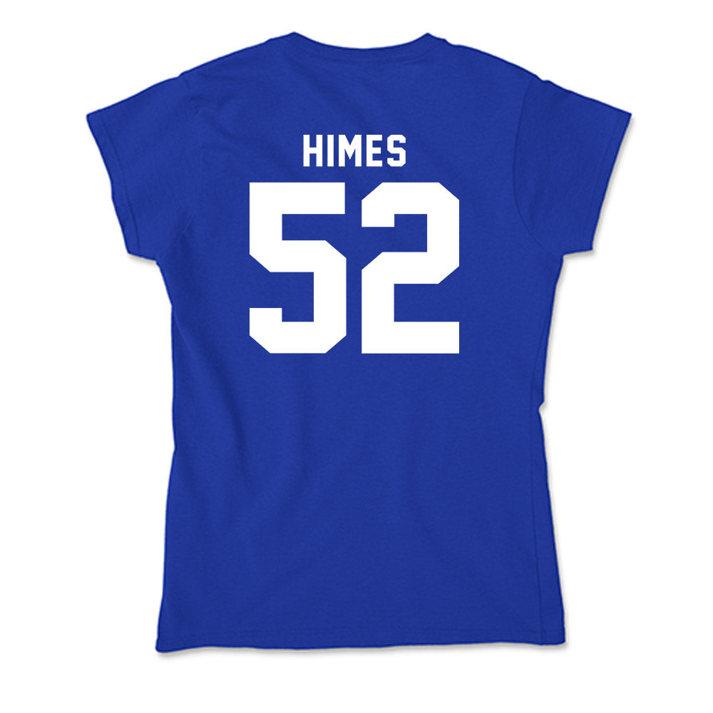 Delaware - NCAA Men's Lacrosse : Aidan Himes - Soft Style Women’s T-Shirt-1