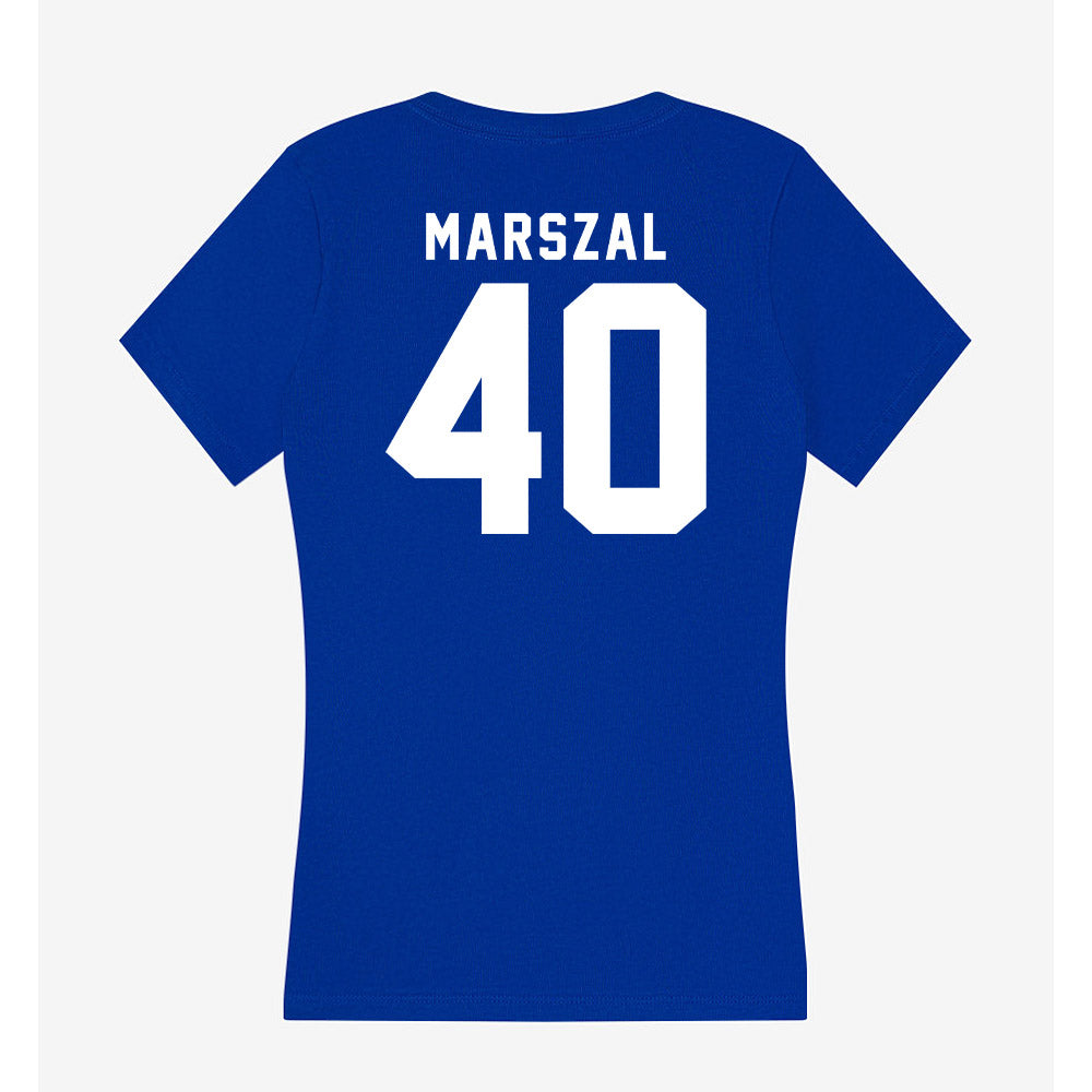 Delaware - NCAA Women's Lacrosse : Steph Marszal - Women's V-Neck T-Shirt-1