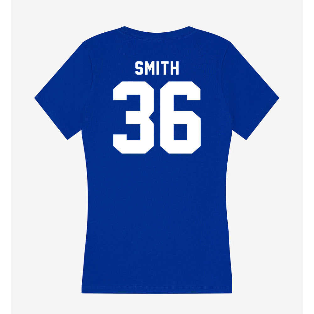 Delaware - NCAA Men's Lacrosse : Maverick Smith - Women's V-Neck T-Shirt-1