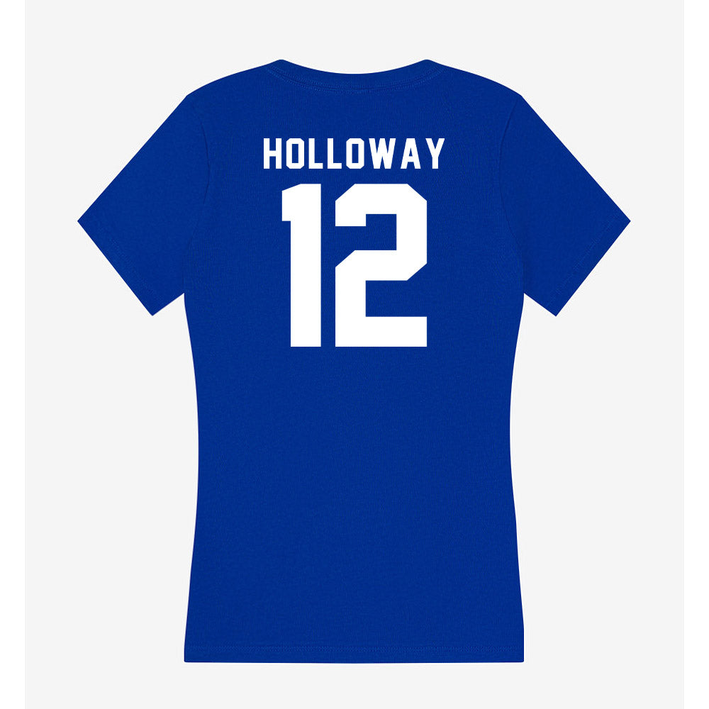 Delaware - NCAA Women's Soccer : Maggie Holloway - Women's V-Neck T-Shirt-1