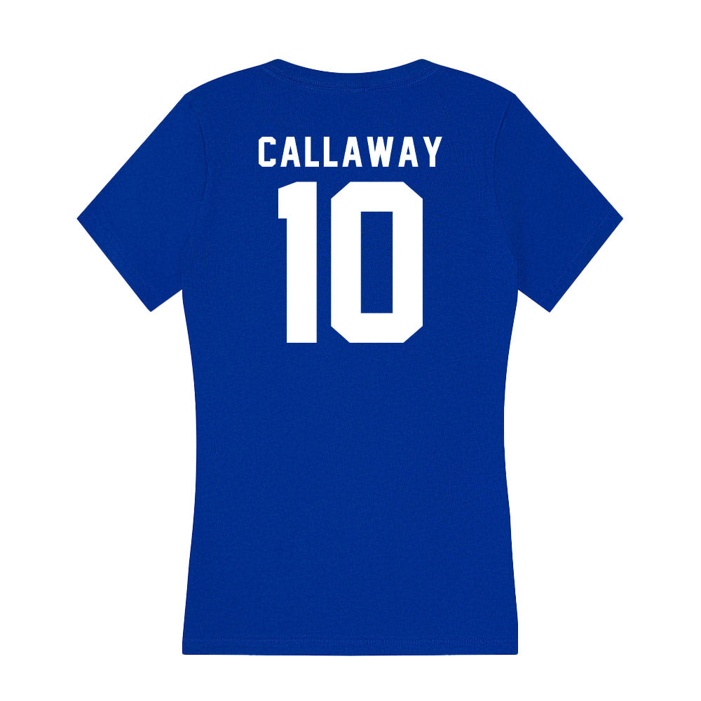 Delaware - NCAA Baseball : Andrew Callaway - Women's V-Neck T-Shirt-1