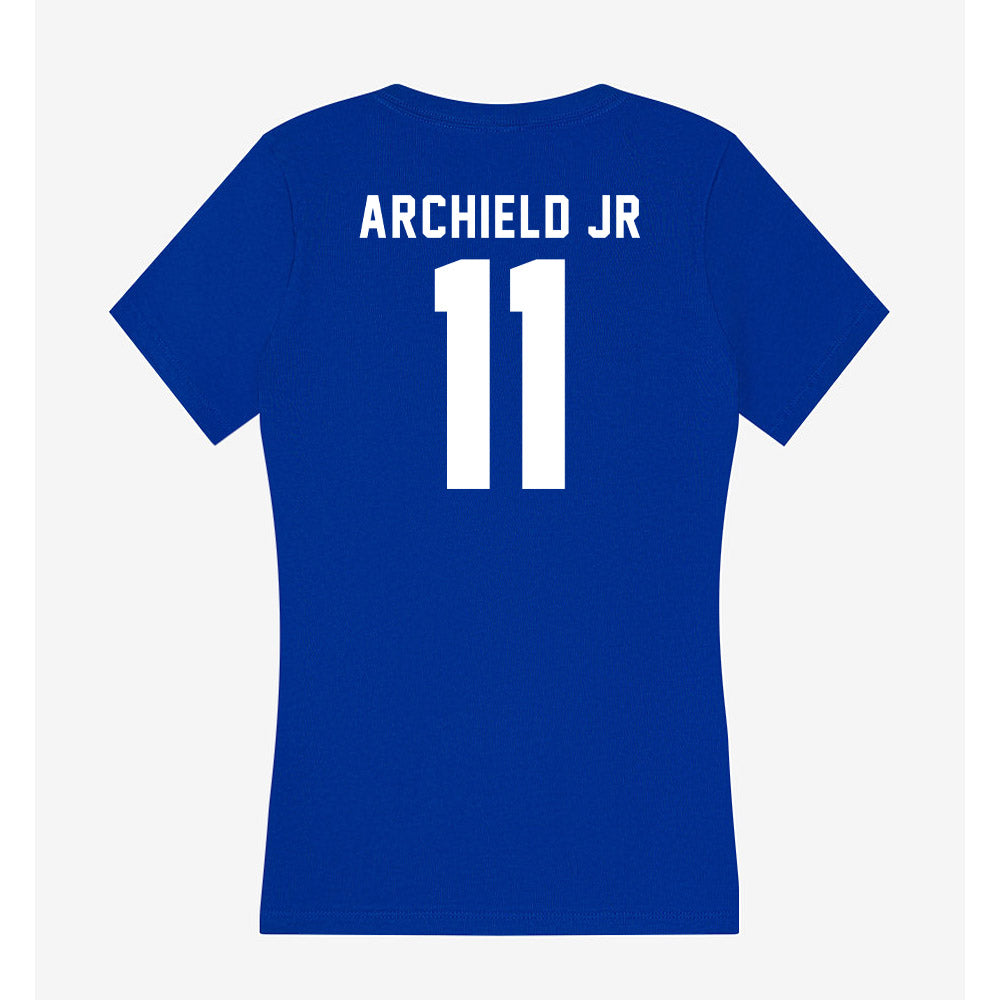 Delaware - NCAA Football : Eric Archield Jr - Women's V-Neck T-Shirt-1