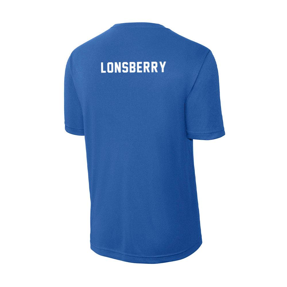 Delaware - NCAA Men's Swimming & Diving : Cody Lonsberry - Activewear T-Shirt-1
