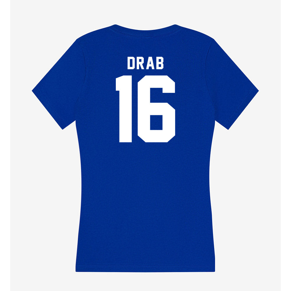 Delaware - NCAA Women's Lacrosse : Callie Drab - Women's V-Neck T-Shirt-1
