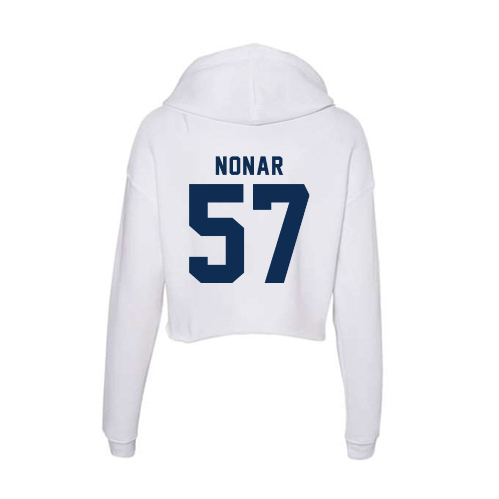 FAU - NCAA Football : Ja'Kavion Nonar - Women's Crop Fleece Hoodie-1
