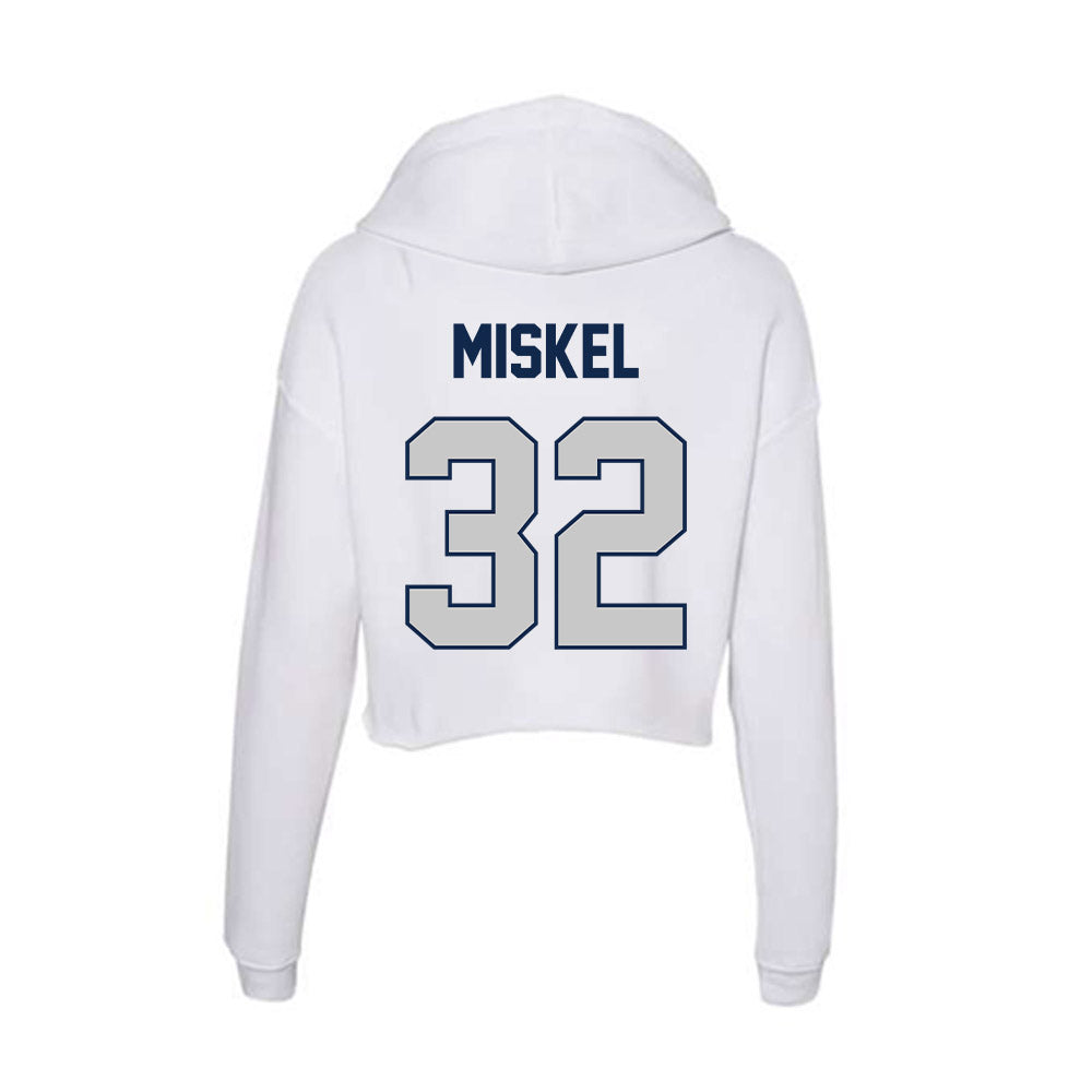 Butler - NCAA Women's Basketball : Sage Miskel - Women's Crop Fleece Hooded Sweatshirt-1