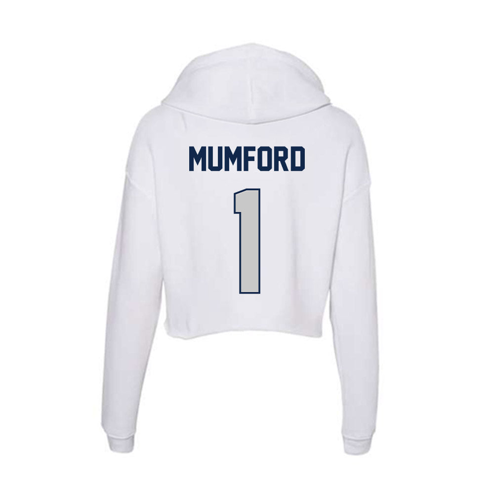 Butler - NCAA Women's Soccer : Alexi Mumford - Women's Crop Fleece Hoodie-1