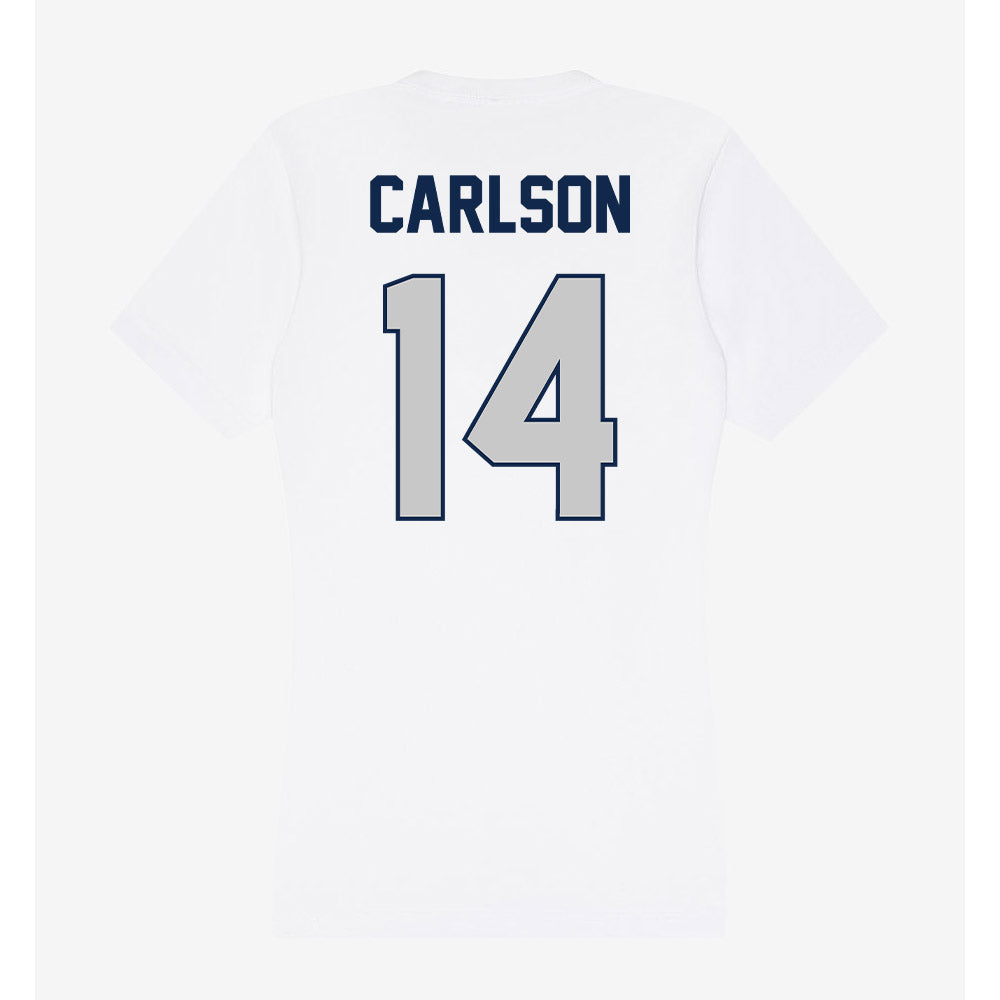 BU - NCAA Women's Soccer : Alyssa Carlson - Women's V-Neck T-Shirt-1