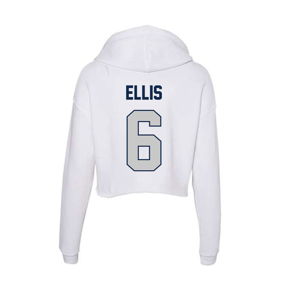 Butler - NCAA Women's Basketball : Taya Ellis - Women's Crop Fleece Hooded Sweatshirt-1