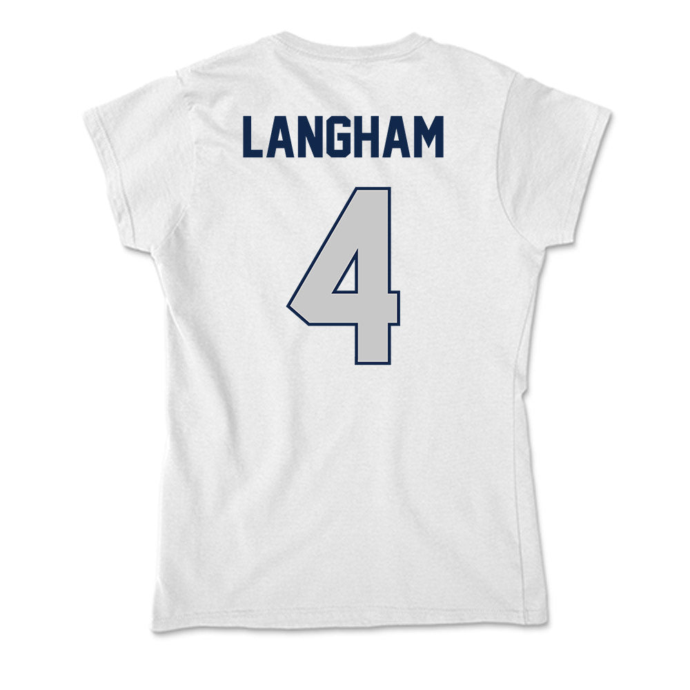BU - NCAA Women's Basketball : Kennedy Langham - Soft Style Women’s T-Shirt-1