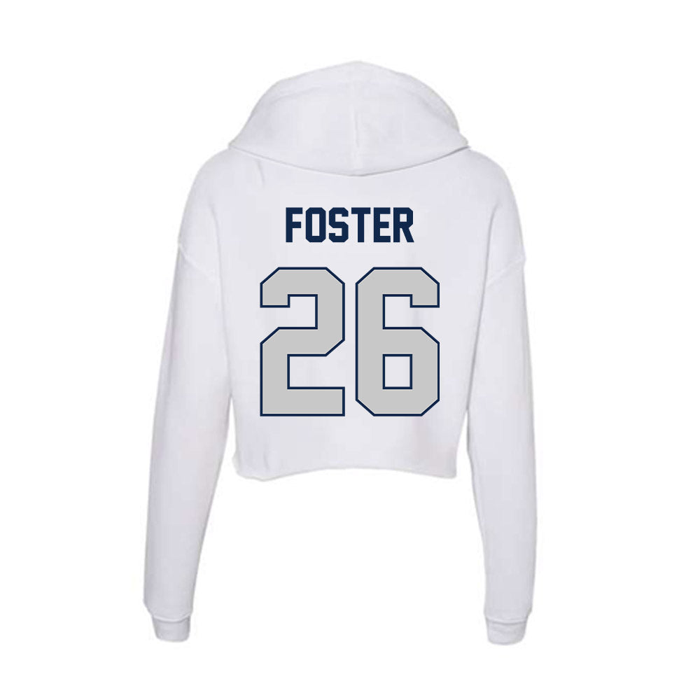 Butler - NCAA Softball : Adalynn Foster - Women's Crop Fleece Hooded Sweatshirt-1