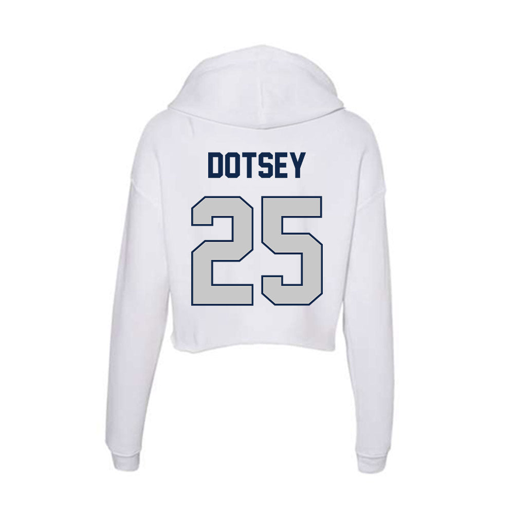 BU - NCAA Women's Basketball : Caroline Dotsey - Women's Crop Fleece Hoodie-1