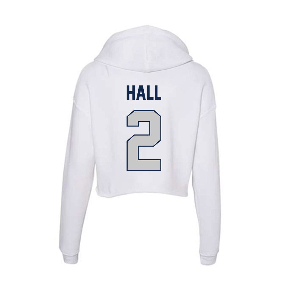 Butler - NCAA Women's Lacrosse : Chloe Hall - Women's Crop Fleece Hooded Sweatshirt-1