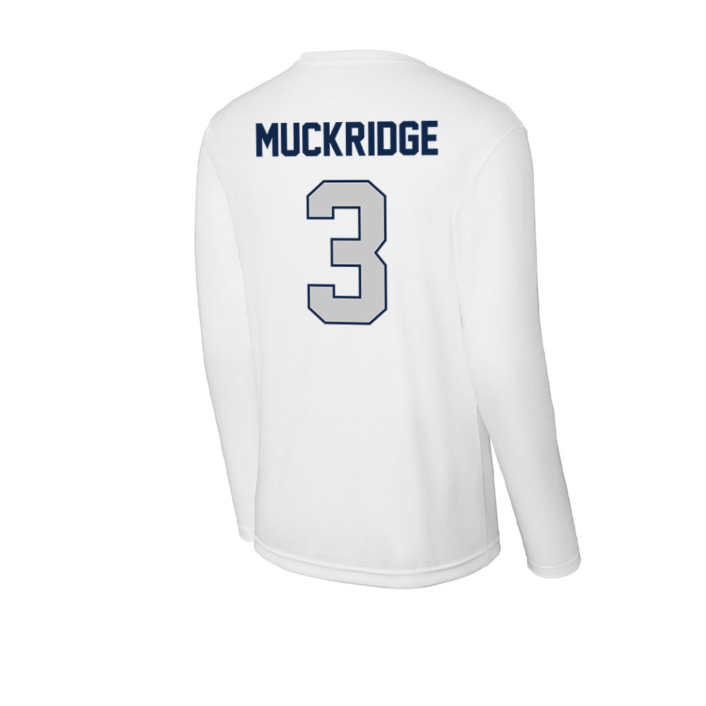 Butler - NCAA Men's Soccer : Evan Muckridge - Activewear Long Sleeve T-Shirt-1