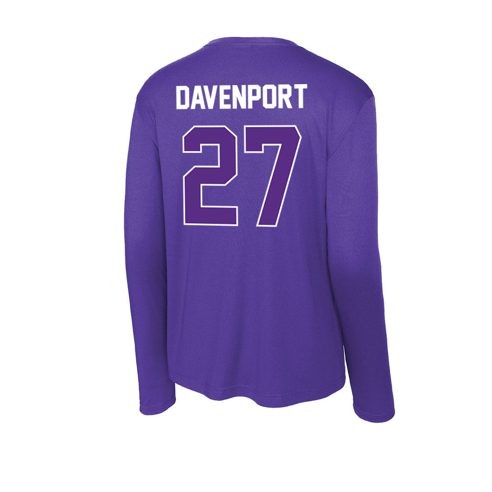 North Alabama - NCAA Baseball : Luke Davenport - Activewear Long Sleeve T-Shirt-1