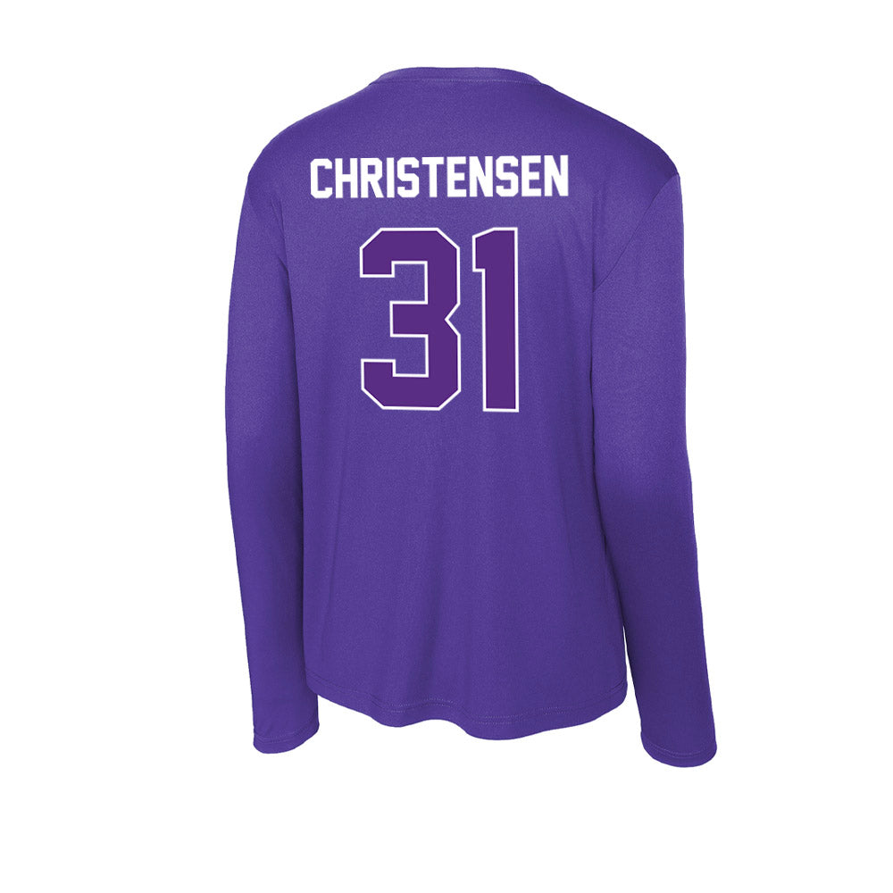 North Alabama - NCAA Football : Micah Christensen - Activewear Long Sleeve T-Shirt-1