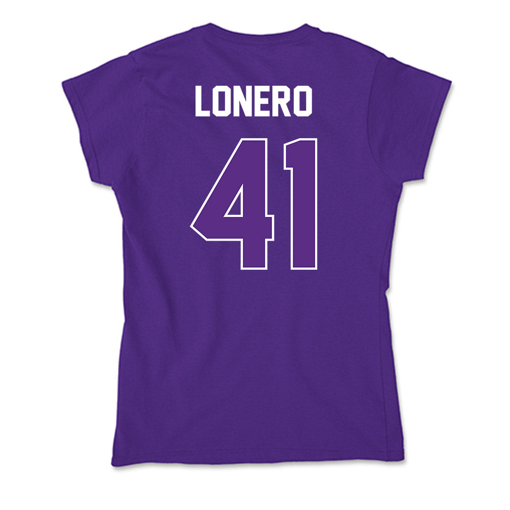 North Alabama - NCAA Baseball : Gio LoNero - Soft Style Women’s T-Shirt-1
