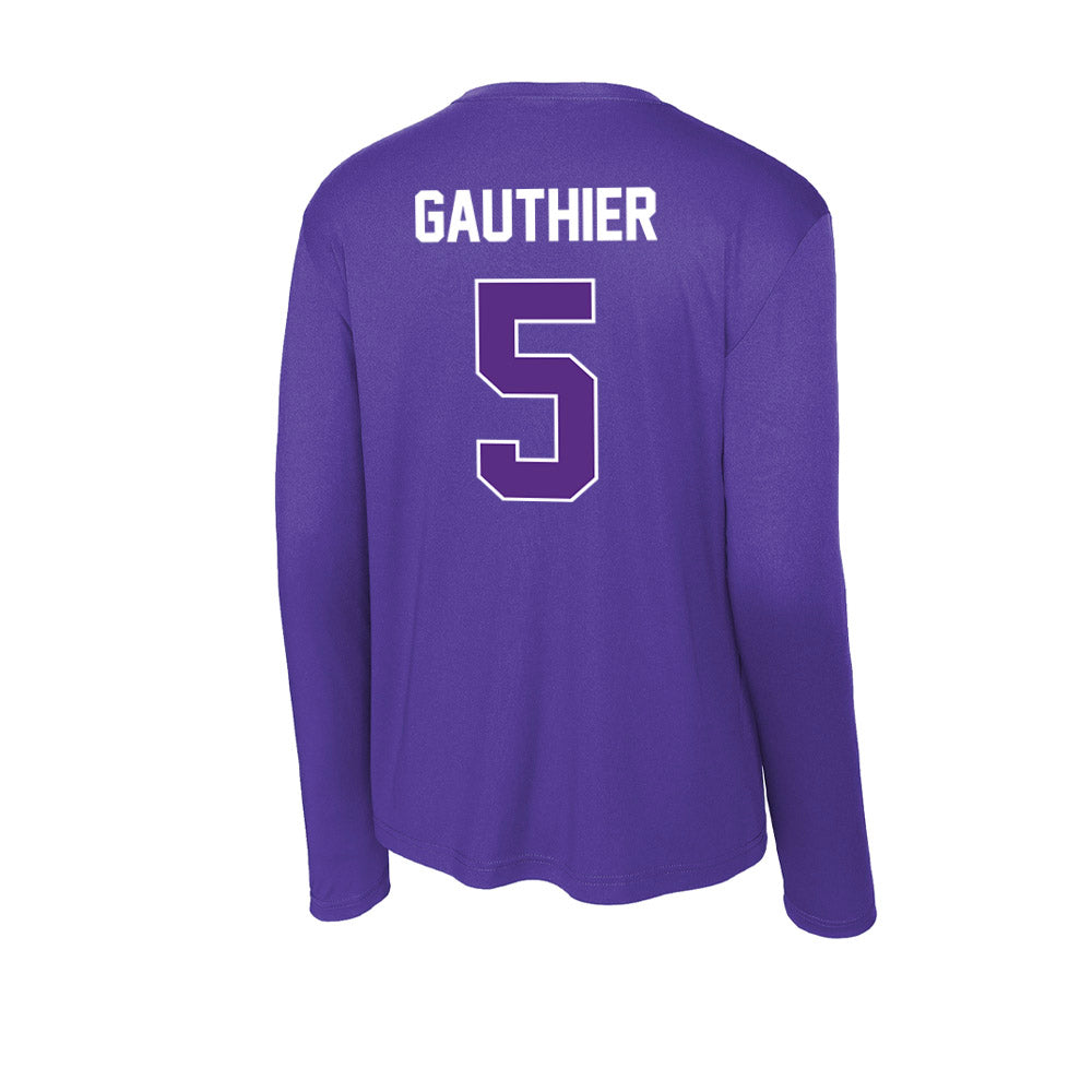 North Alabama - NCAA Beach Volleyball : Audrey Gauthier - Activewear Long Sleeve T-Shirt-1