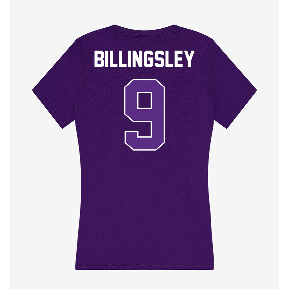 North Alabama - NCAA Baseball : Ryker Billingsley - Women's V-Neck T-Shirt-1