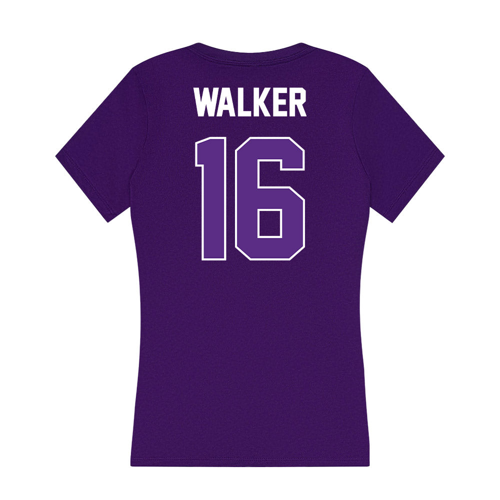 North Alabama - NCAA Baseball : Ethan Walker - Women's V-Neck T-Shirt-1