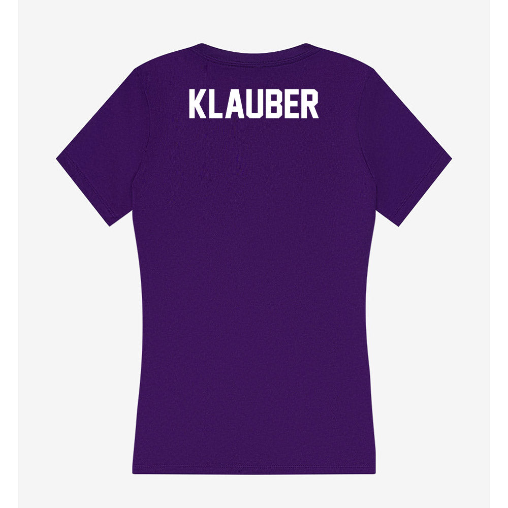 North Alabama - NCAA Women's Golf : Kerigan Klauber - Women's V-Neck T-Shirt-1