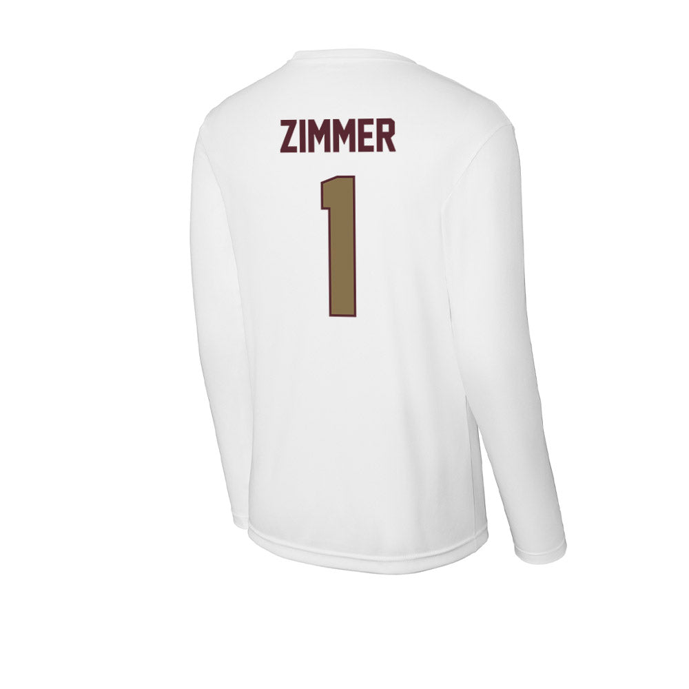 Texas State - NCAA Softball : Cadee Zimmer - Activewear Long Sleeve T-Shirt-1