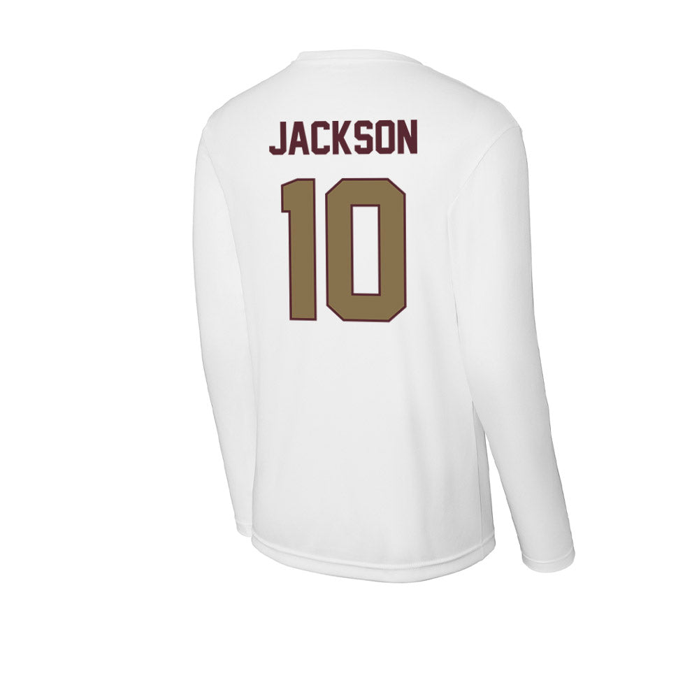 Texas State - NCAA Football : Davian Jackson - Activewear Long Sleeve T-Shirt-1