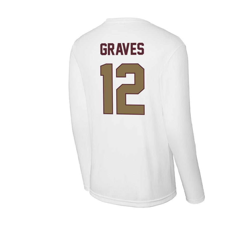 Texas State - NCAA Football : Lakeyleon Graves - Activewear Long Sleeve T-Shirt-1