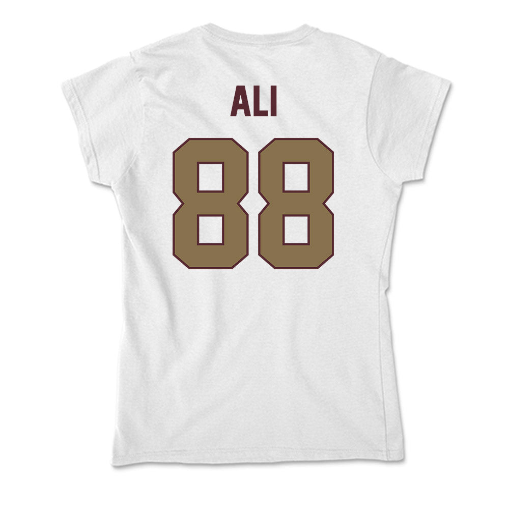 Texas State - NCAA Football : Jussiah Ali - Soft Style Women’s T-Shirt-1