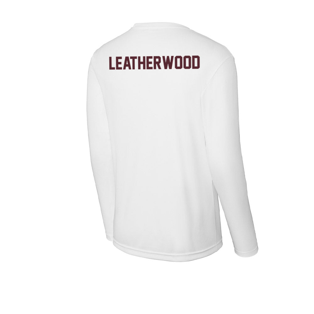 Texas State - NCAA Men's Track & Field : Chase Leatherwood - Activewear Long Sleeve T-Shirt-1