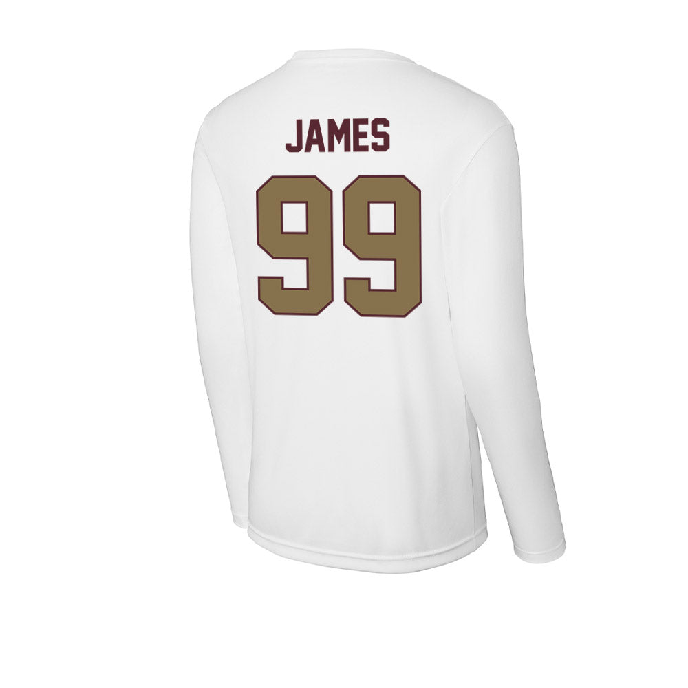 Texas State - NCAA Football : Kaleb James - Activewear Long Sleeve T-Shirt-1
