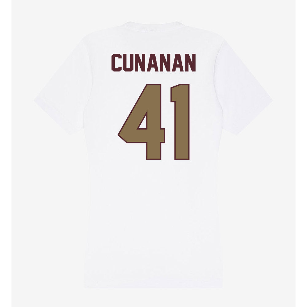 Texas State - NCAA Football : Dylan Cunanan - Women's V-Neck T-Shirt-1