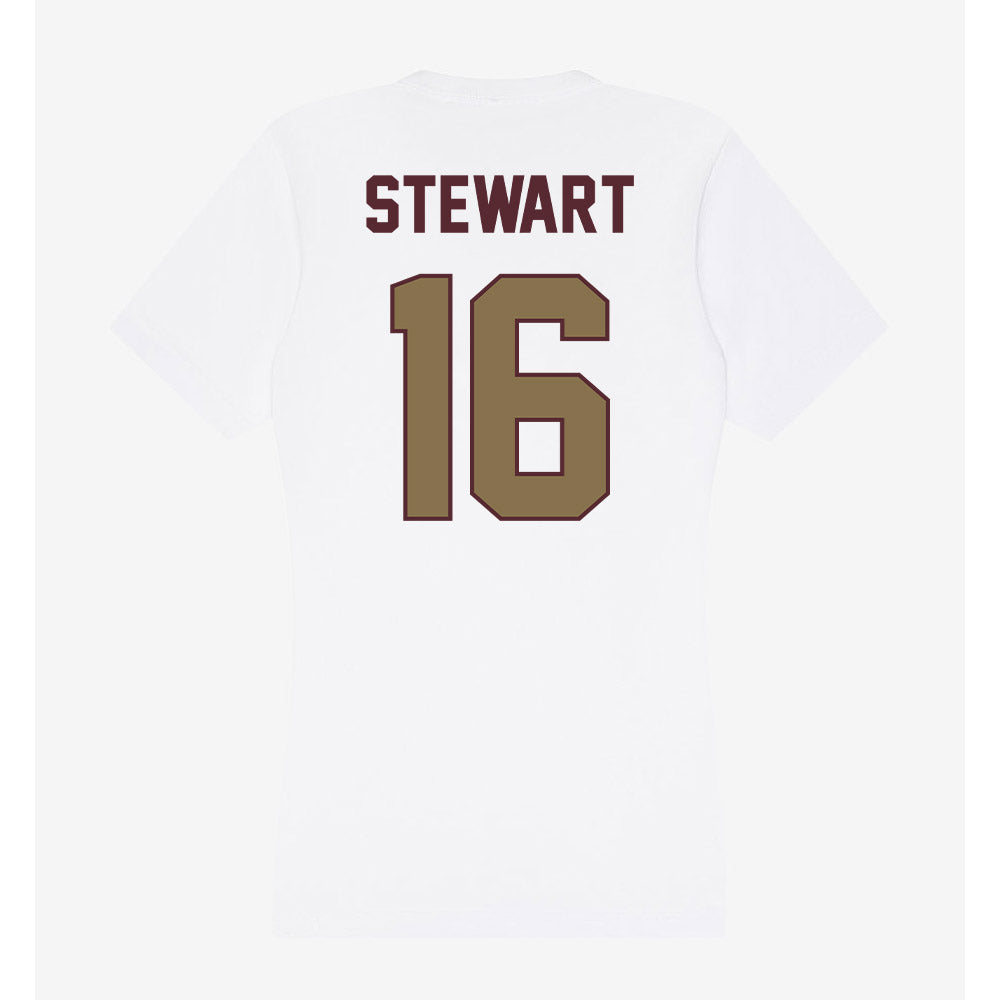 Texas State - NCAA Women's Soccer : Addison Stewart - Women's V-Neck T-Shirt-1