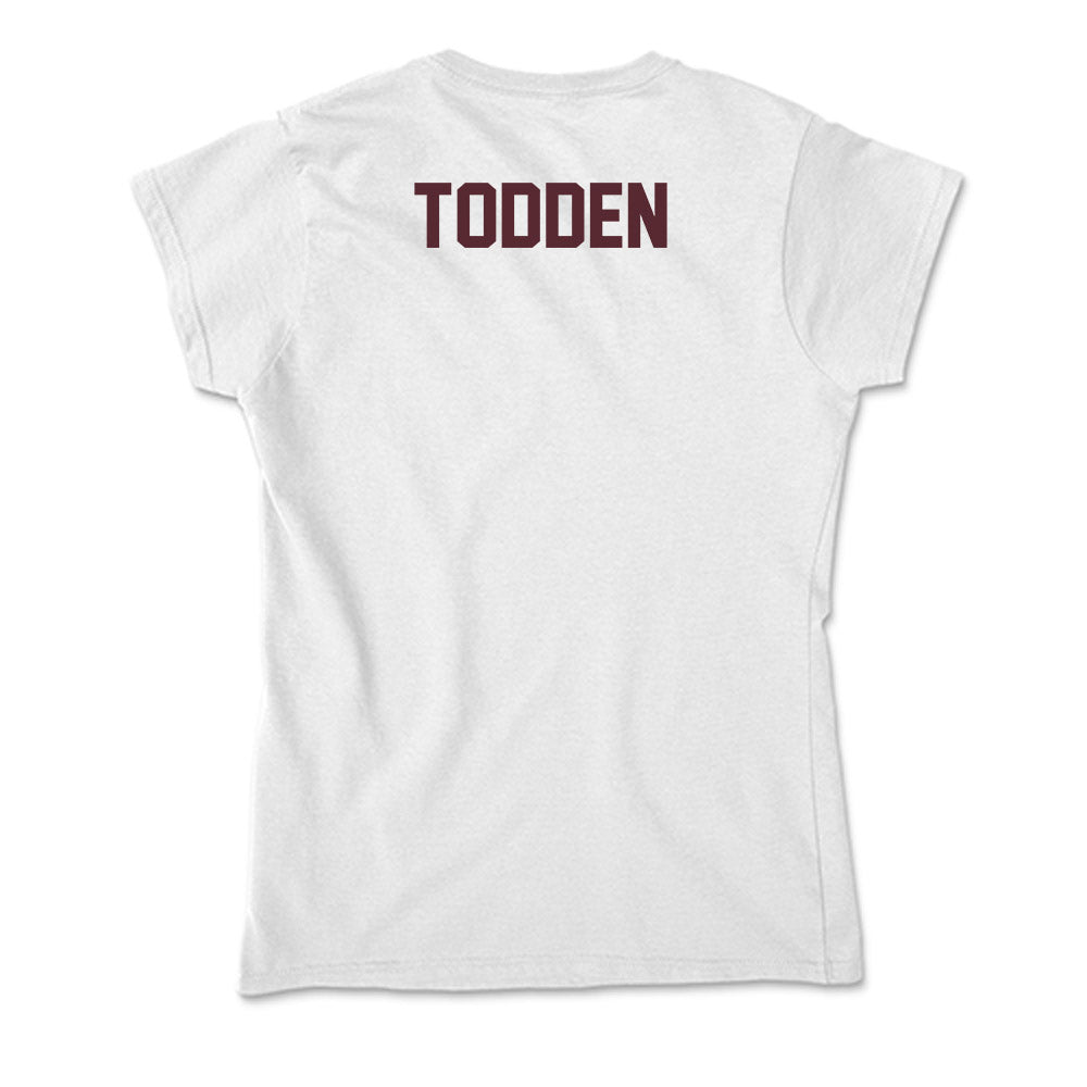 Texas State - NCAA Men's Track & Field : Jake Todden - Soft Style Women’s T-Shirt-1