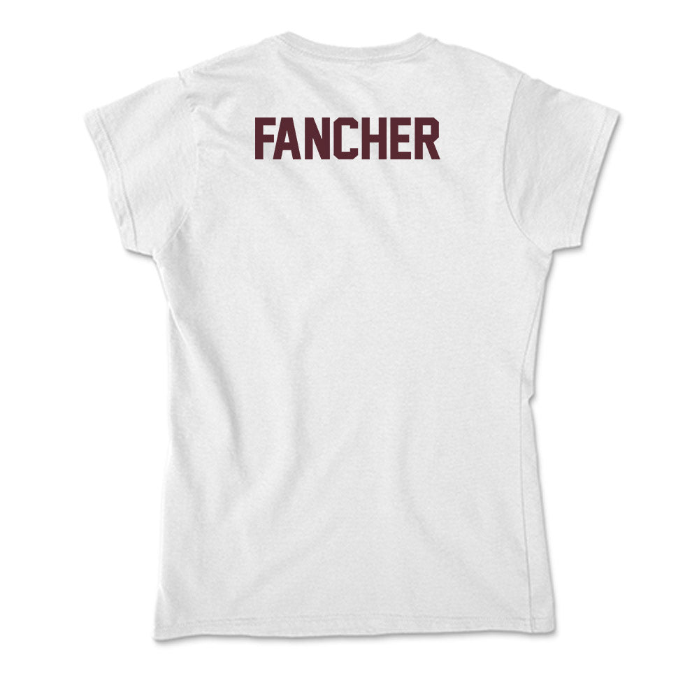 Texas State - NCAA Men's Golf : Stone Fancher - Soft Style Women’s T-Shirt-1