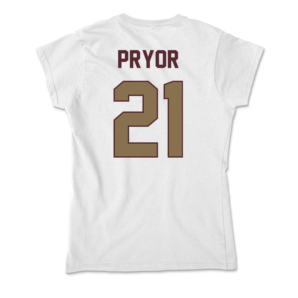 Texas State - NCAA Football : Cole Pryor - Soft Style Women’s T-Shirt-1