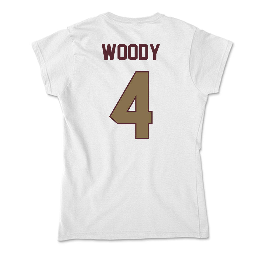 Texas State - NCAA Football : Tae Woody - Soft Style Women’s T-Shirt-1