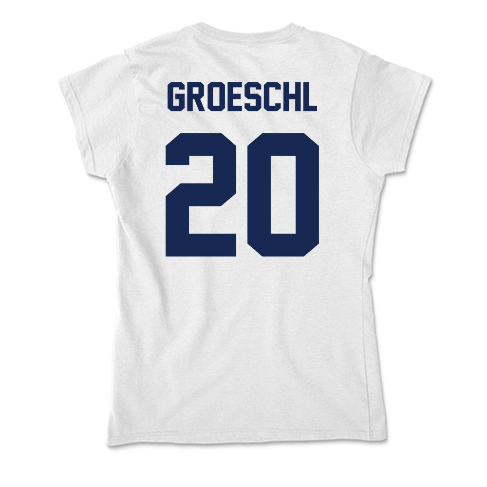 Dayton - NCAA Baseball : Ben Groeschl - Soft Style Women’s T-Shirt-1