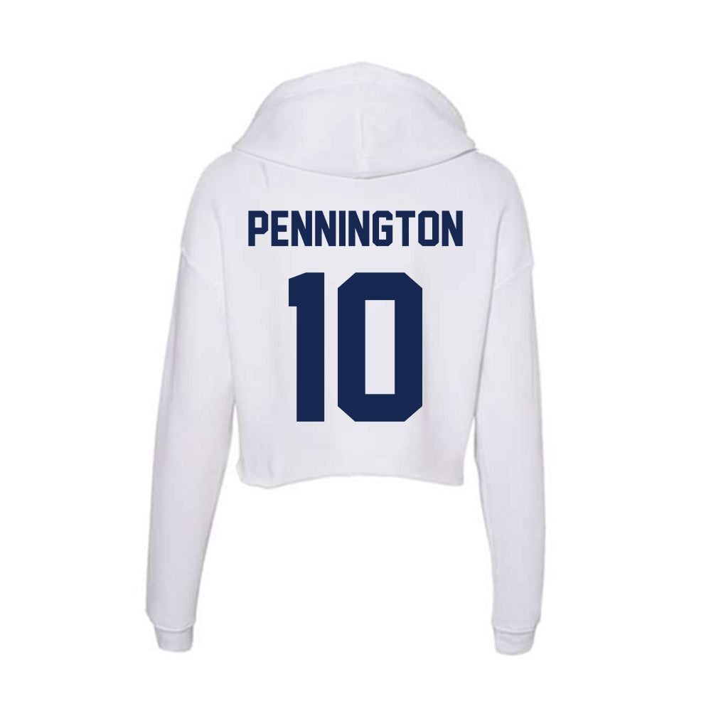 Dayton - NCAA Football : Luke Pennington - Women's Crop Fleece Hoodie-1