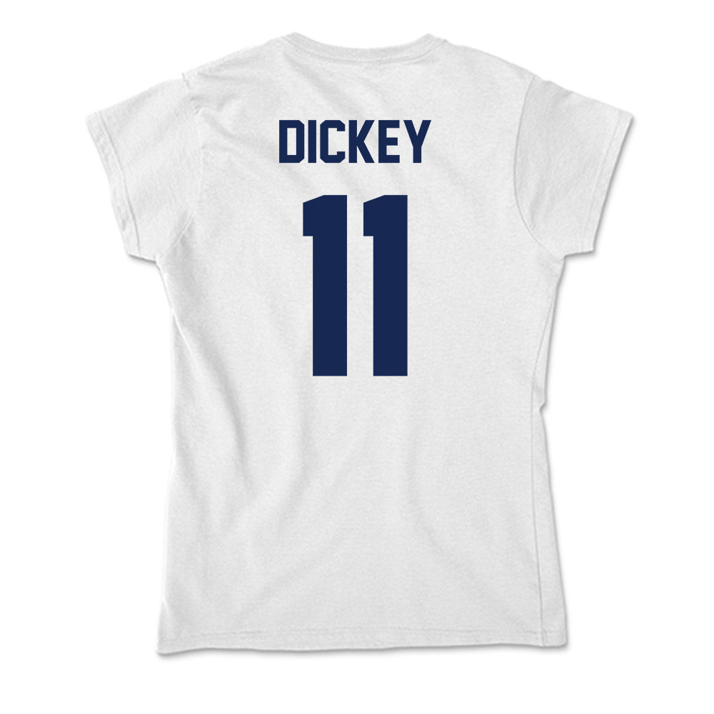 Dayton - NCAA Men's Basketball : Evan Dickey - Soft Style Women’s T-Shirt-1