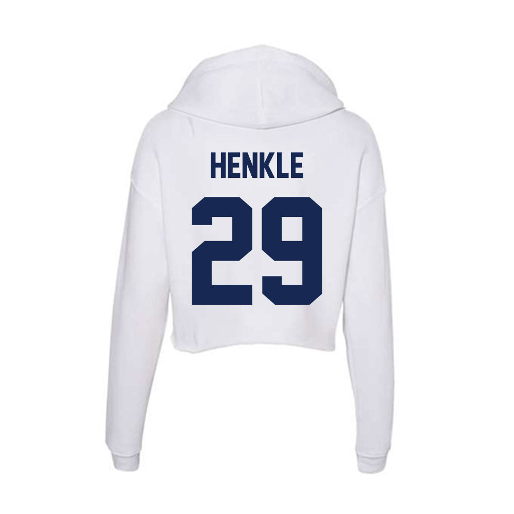 Dayton - NCAA Football : Trevor Henkle - Women's Crop Fleece Hoodie-1