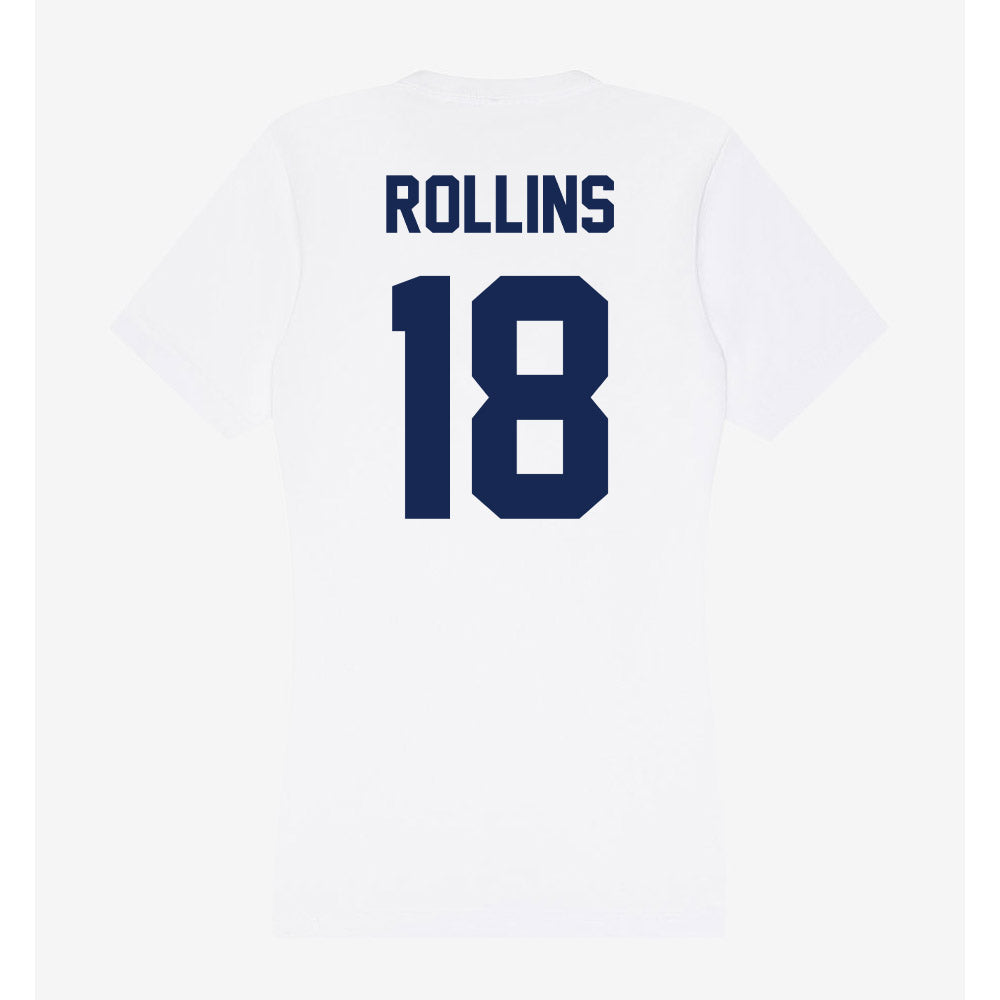 Dayton - NCAA Women's Soccer : Delaney Rollins - Women's V-Neck T-Shirt-1