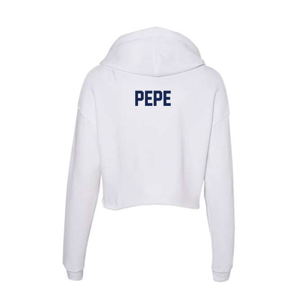 Dayton - NCAA Football : Christopher Pepe - Women's Crop Fleece Hoodie-1