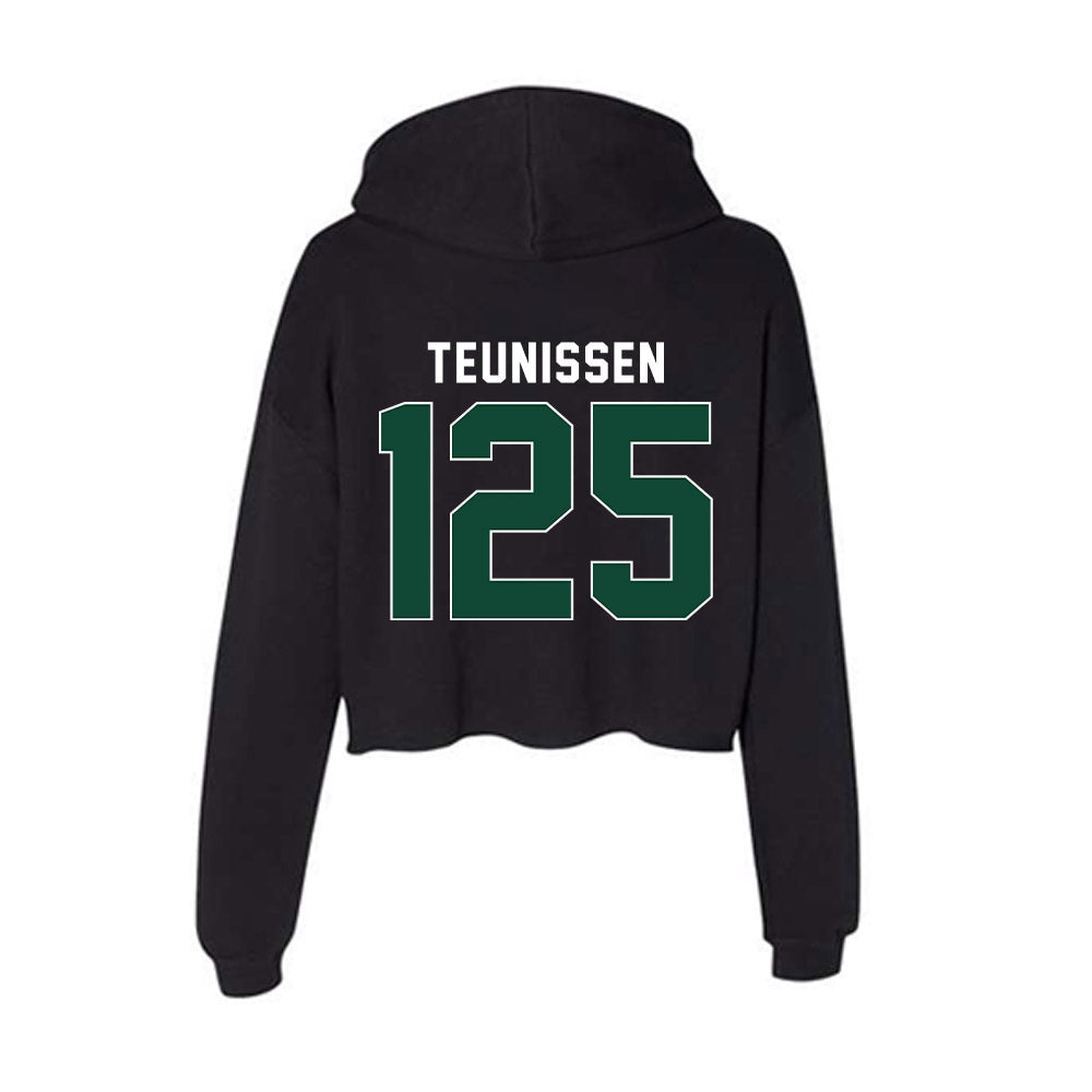Ohio - NCAA Wrestling : Brayden Teunissen - Classic Shersey Women's Crop Fleece Hooded Sweatshirt-1