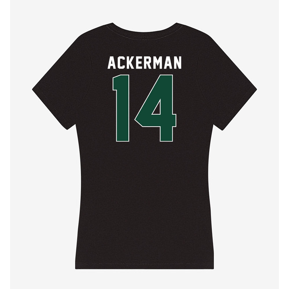Ohio - NCAA Football : Ike Ackerman - Classic Shersey Women's V-Neck T-Shirt-1