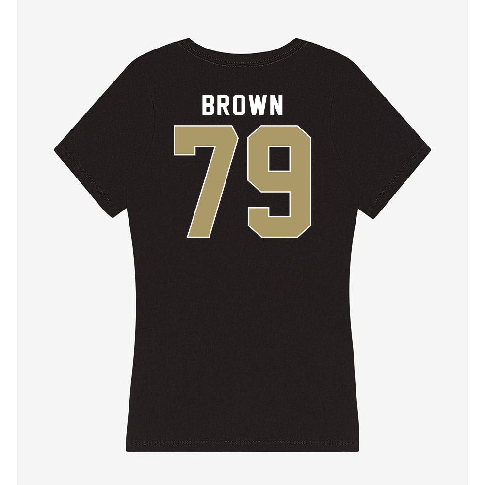 UNC Charlotte - NCAA Football : Tristen Brown - Women's V-Neck T-Shirt-1