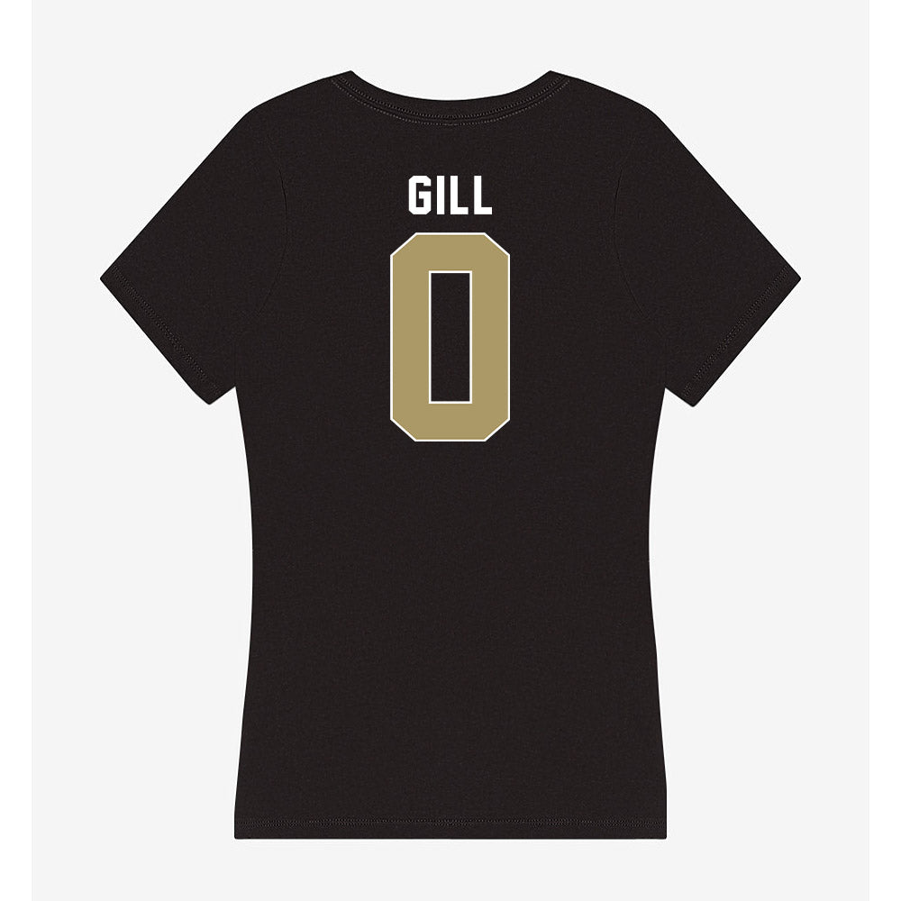 UNC Charlotte - NCAA Football : Collin Gill - Women's V-Neck T-Shirt-1