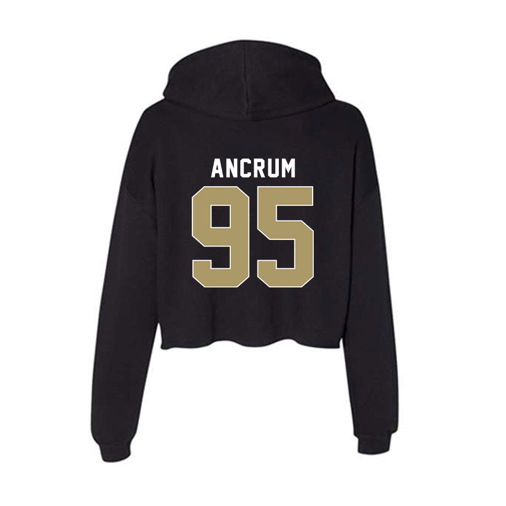 UNC Charlotte - NCAA Football : Devin Ancrum - Women's Crop Fleece Hoodie-1